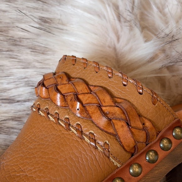 Anthropologie Sixtyseven leather heel clogs excellent condition - Picture 7 of 11